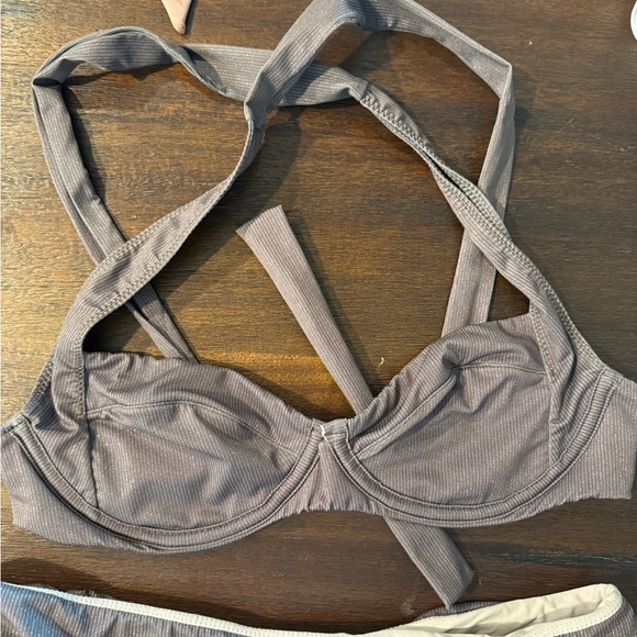 PQ Swim Ribbed Bikini Top - Brown - Picture 1 of 4
